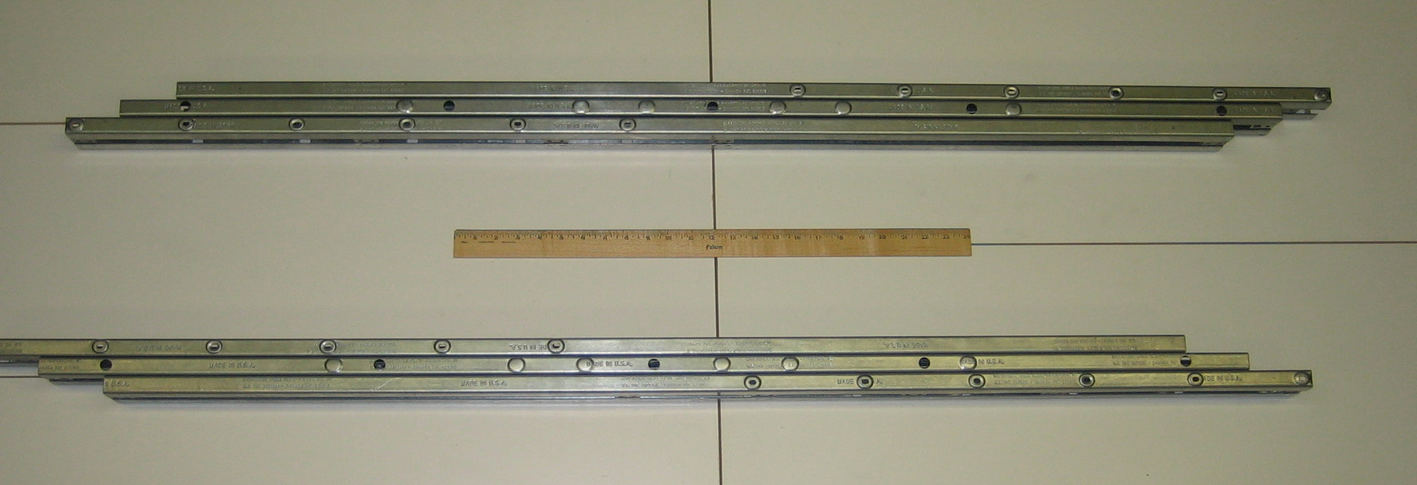 Steel Equalized Table Slides – Pair For Stationary Base Tables (Watertown S250EBSRB)